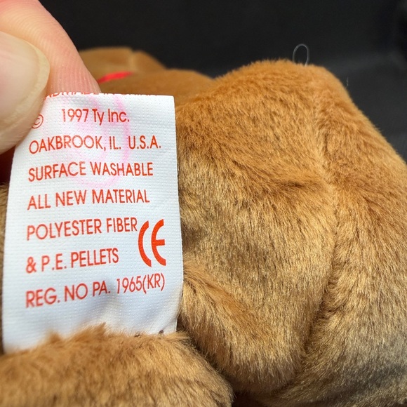 TY Beanie Baby Britannia Bear 1997 UK Flag Plush w/ Tag Vintage England - Picture 4 of 9